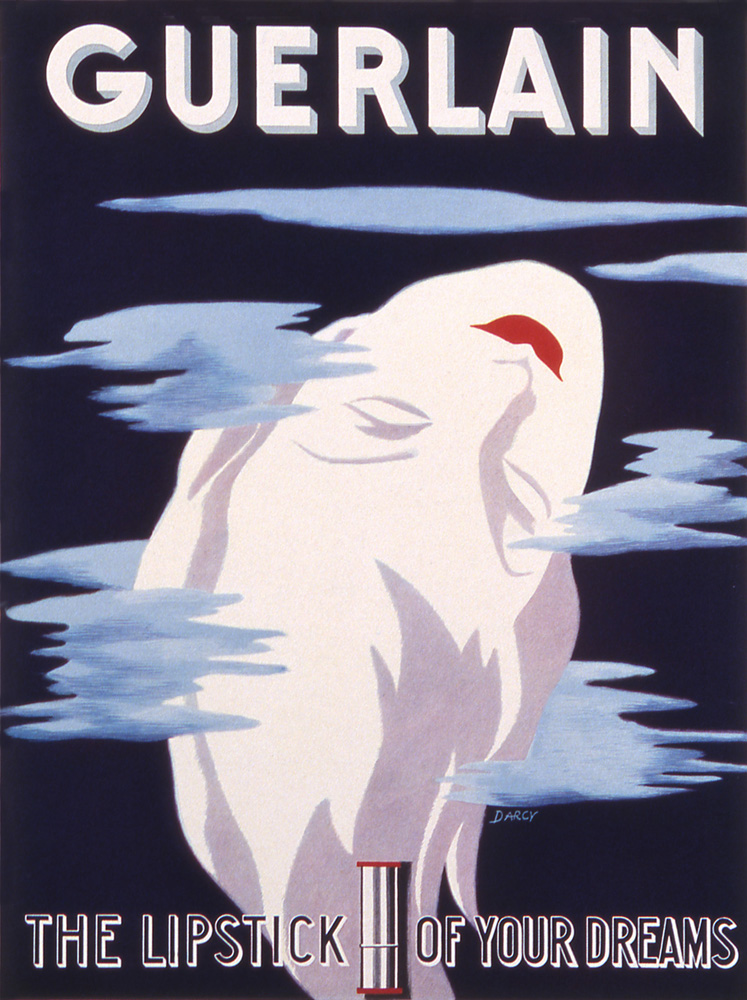 雑誌広告「GUERLAIN LIPSTICK」