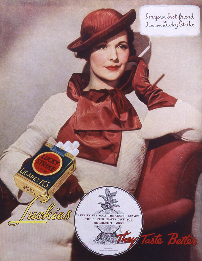 雑誌広告「LUCKIES STRIKE」